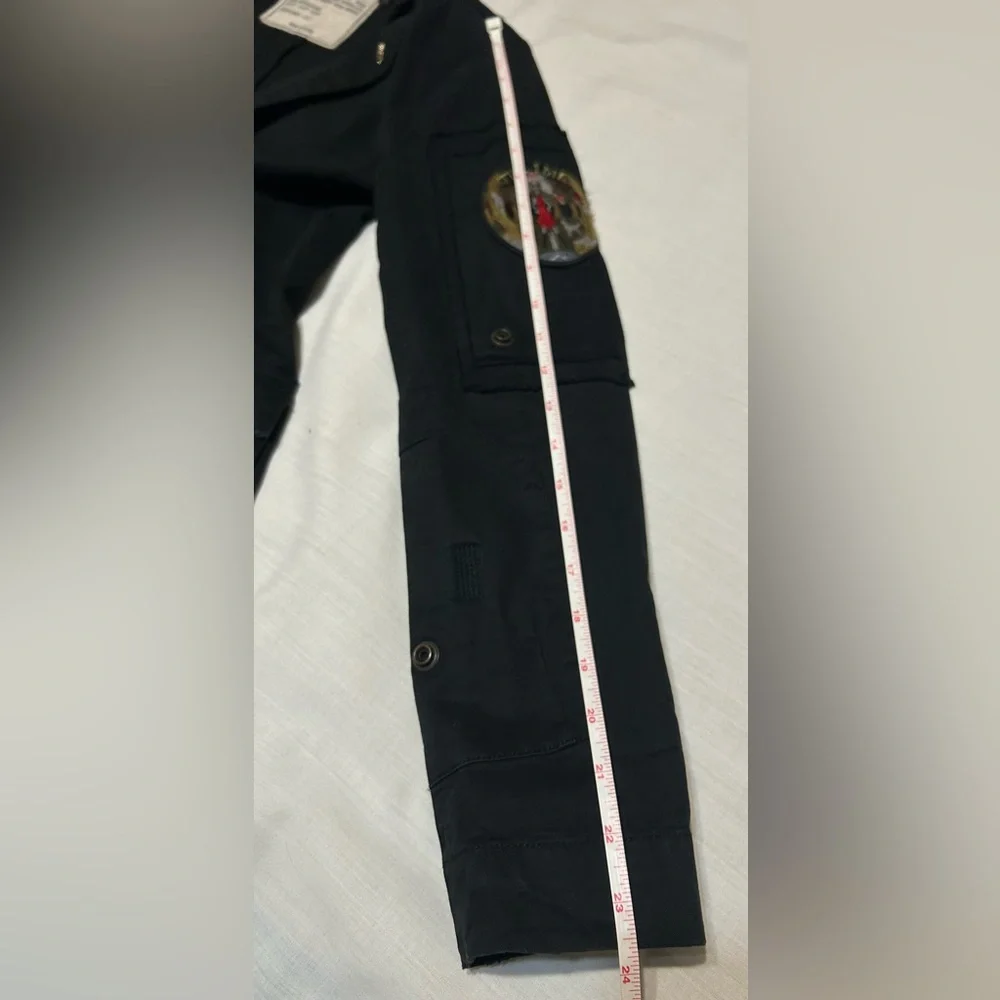 Zadig & Voltaire Virginia Grunge Military Skull Utility Jacket - Picture 11 of 11